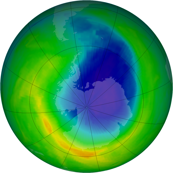 Ozone Map 1991-10-31